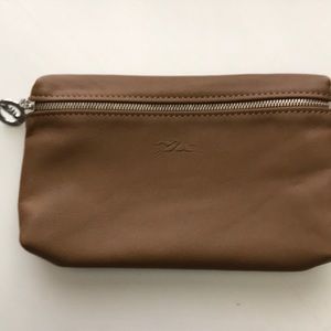 Longchamp Le Pliage Cuir Cosmetic Bag
